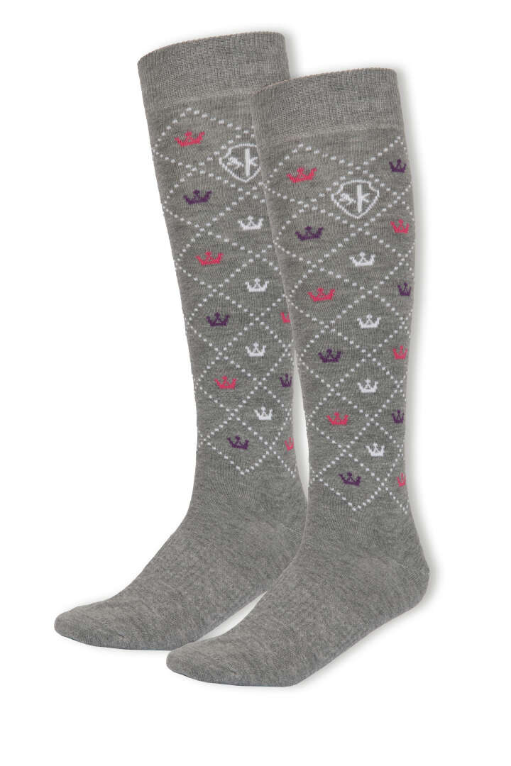 KANTRIE Kniestrümpfe Krone Style